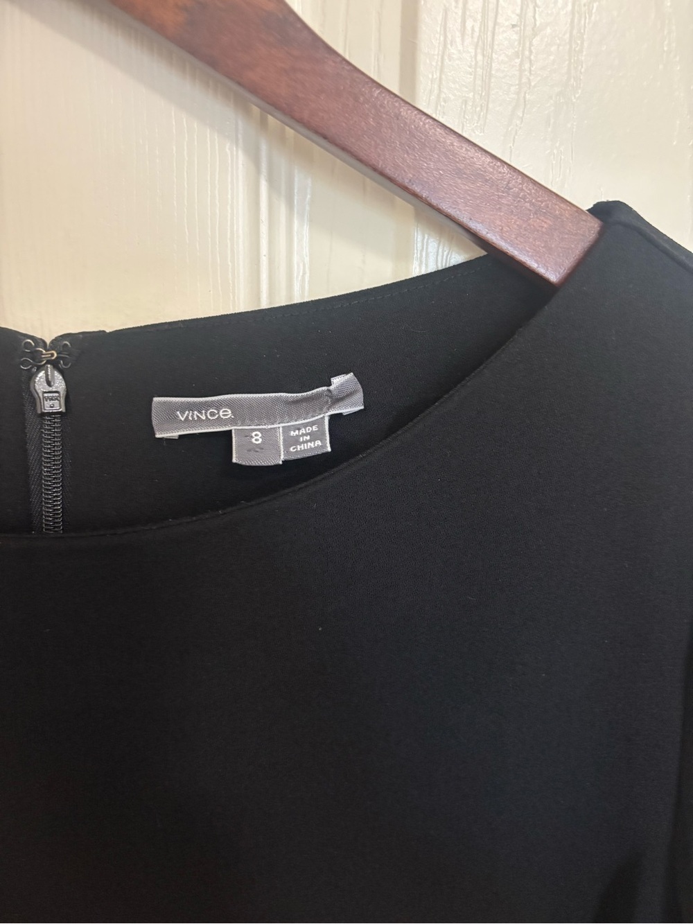 Vince Black Crepe Sheath Dress Size 8 interview outfit women workwear - Picture 4 of 6